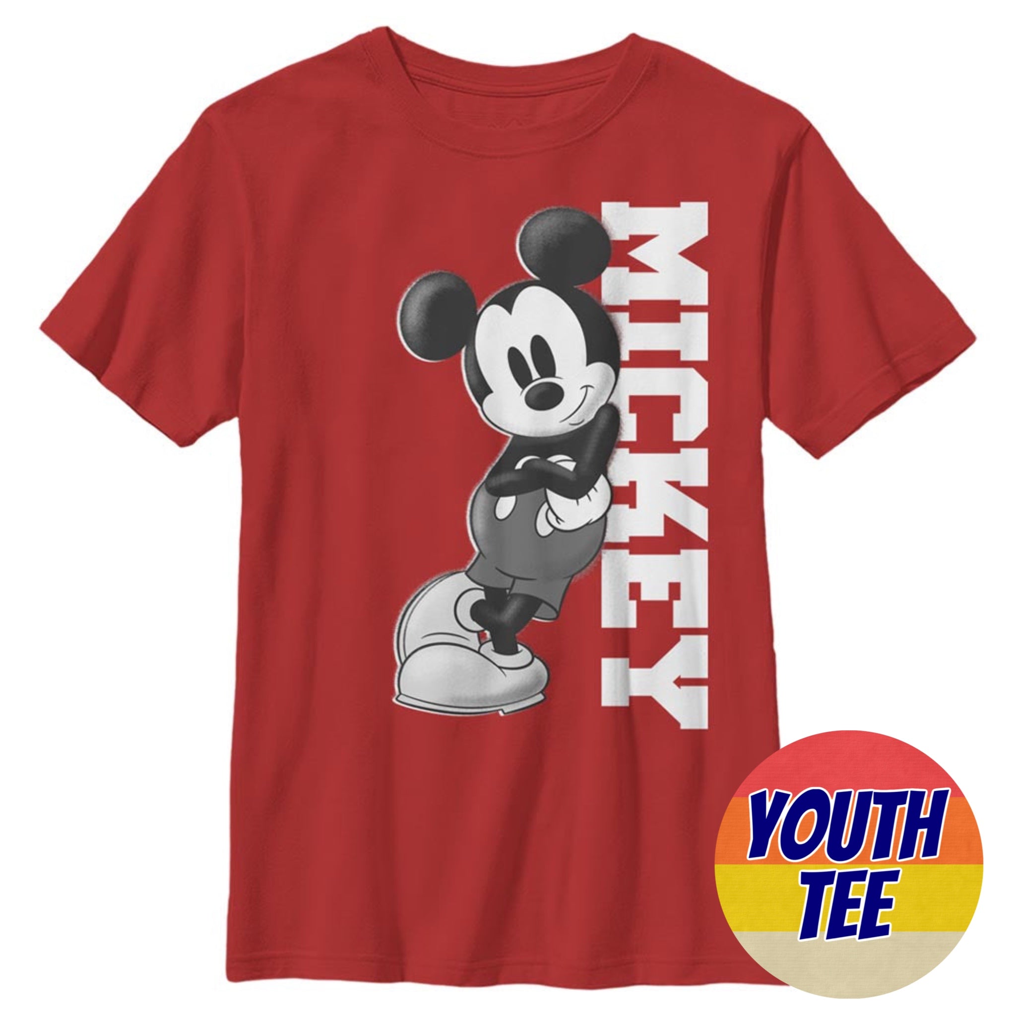 Boy's Disney Retro Leaning T-Shirt | Blue Culture Tees