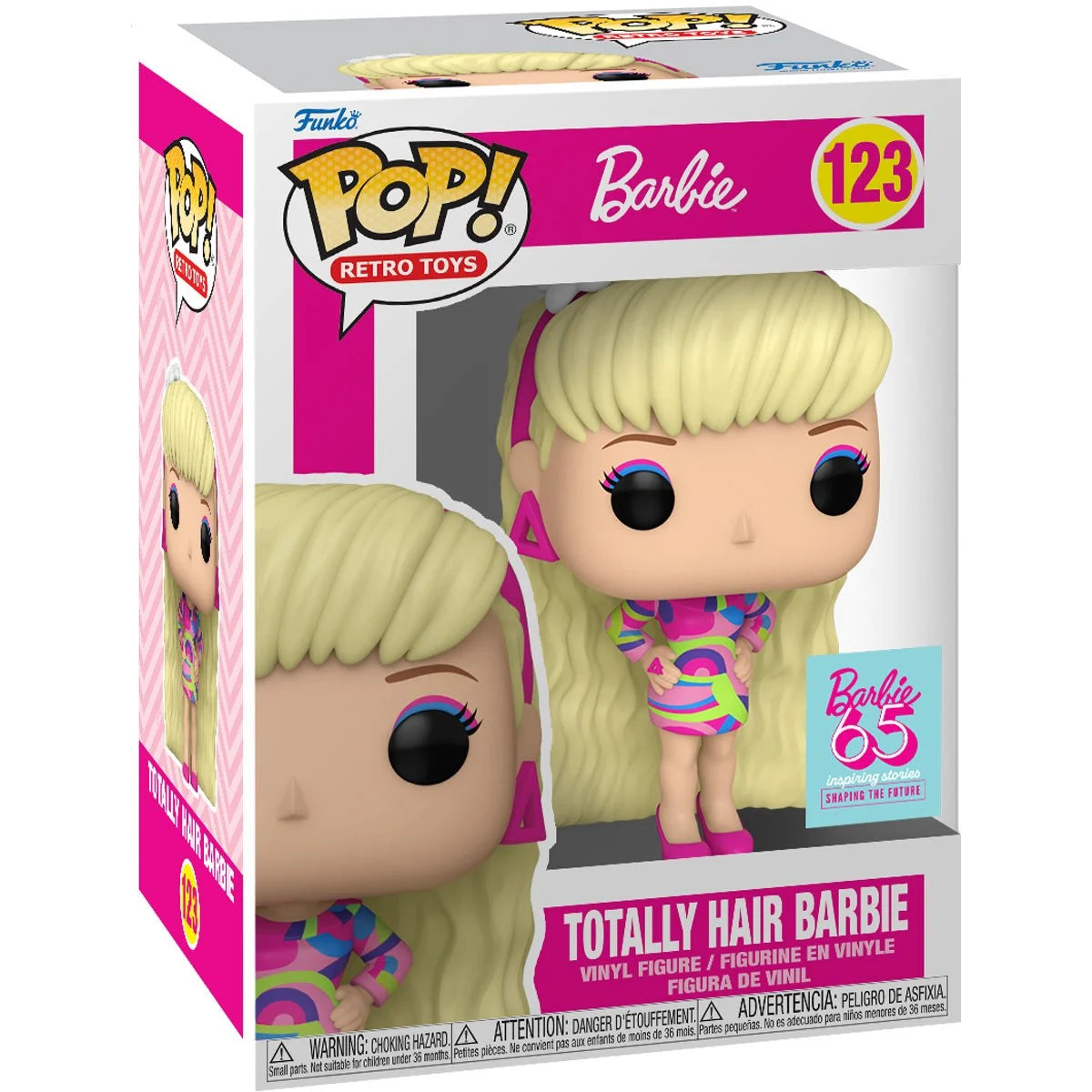 Funko Pop! Barbie 65th Anniversary Totally Hair Barbie Vinyl Figure #123