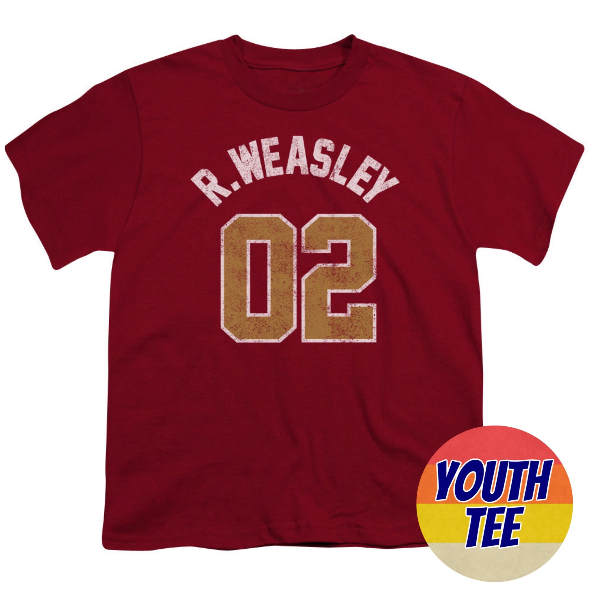 Youth Harry Potter 02 Weasley Jersey T-Shirt | Blue Culture Tees