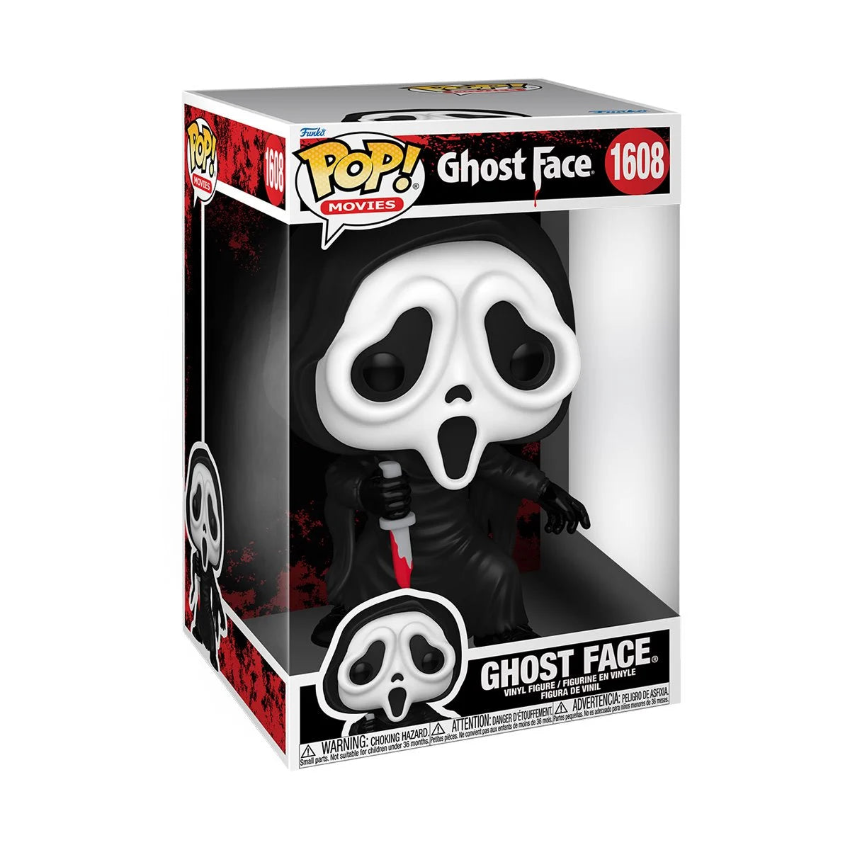 Funko Pop! Ghost Face with Knife Jumbo Vinyl Figure #1608