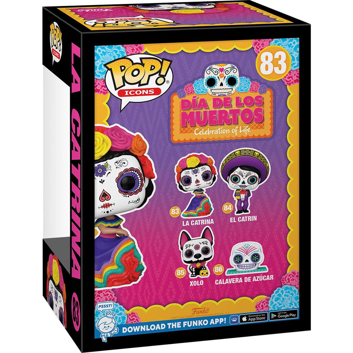 Funko Pop! Dia de los Muertos La Catrina Vinyl Figure #83 | Blue Culture Tees