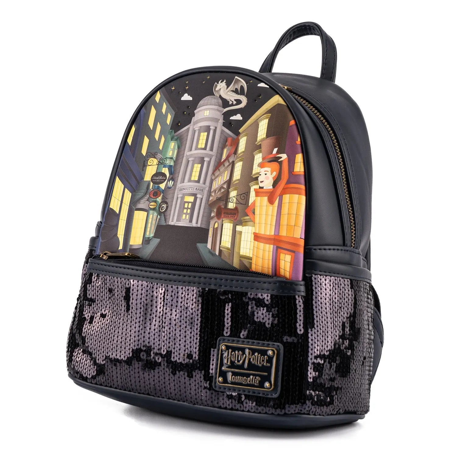 Loungefly Harry Potter Diagon Alley Sequin Mini Backpack | Blue Culture Tees