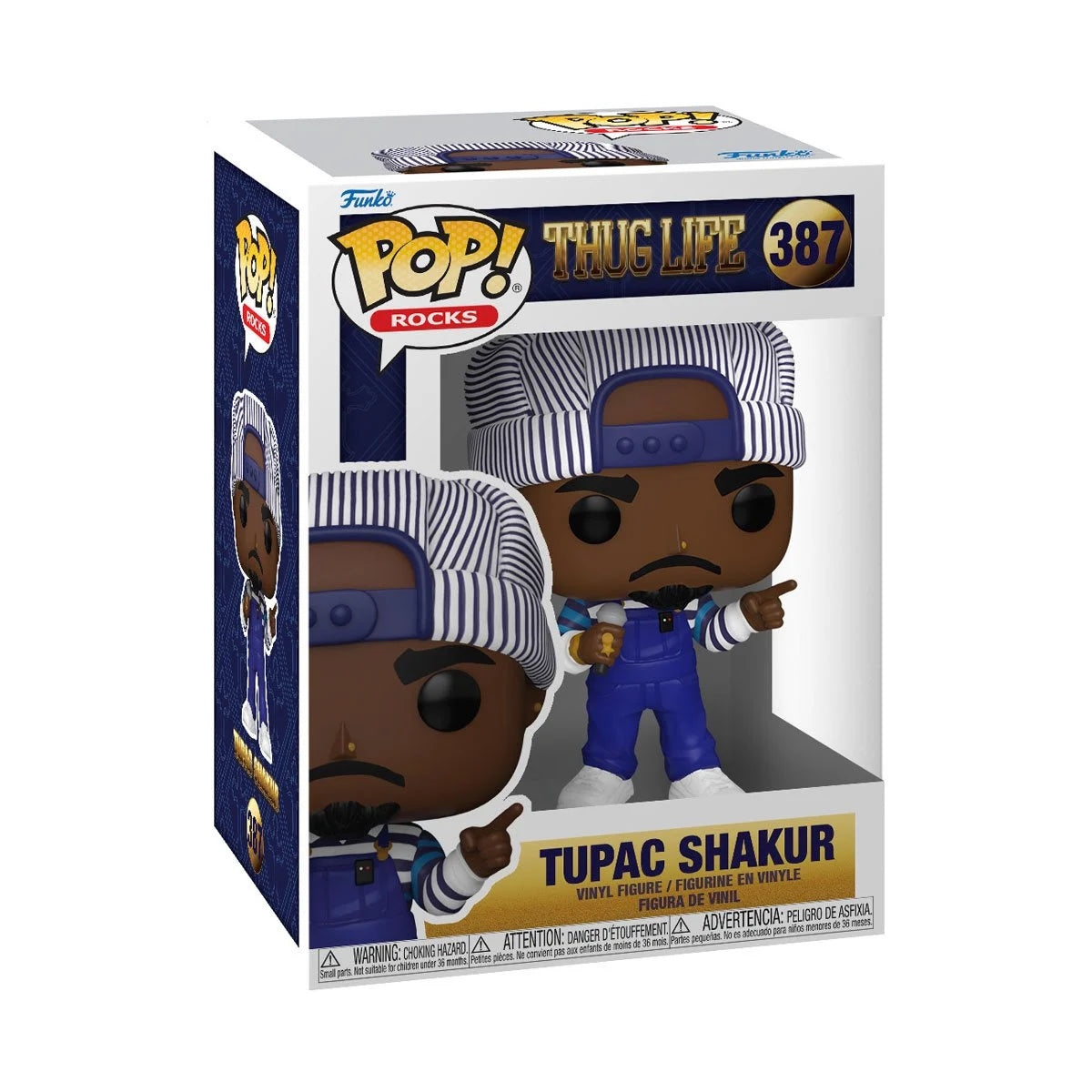 Funko Pop! Tupac Shakur with Microphone 90's Vinyl Figure #387