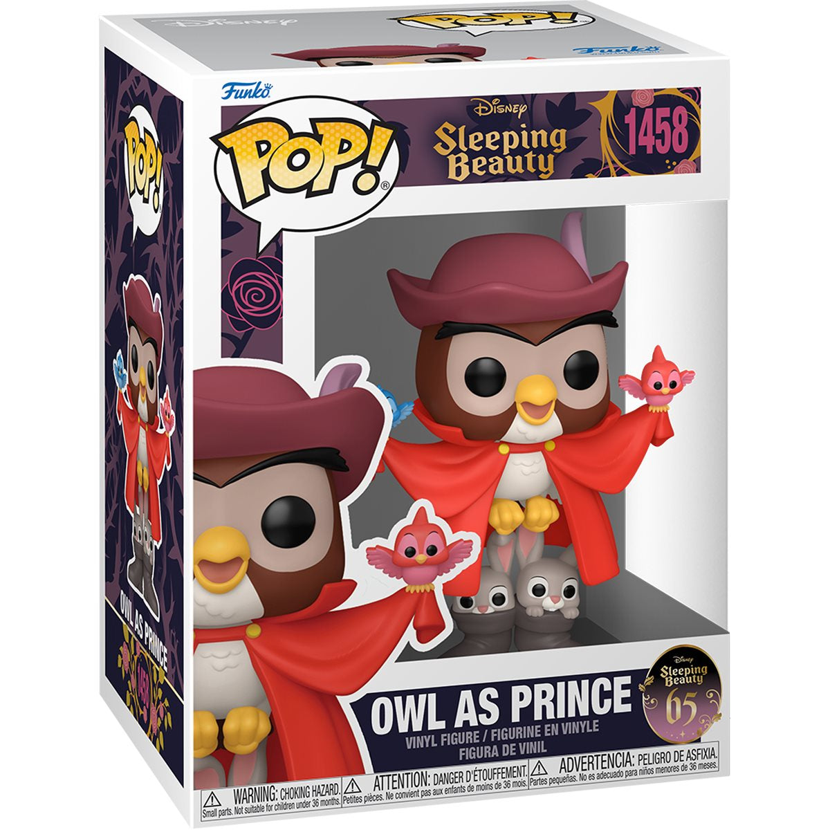 Funko Pop! Disney Sleeping Beauty 65th Anniversary Owl as Prince Vinyl Figure #1458