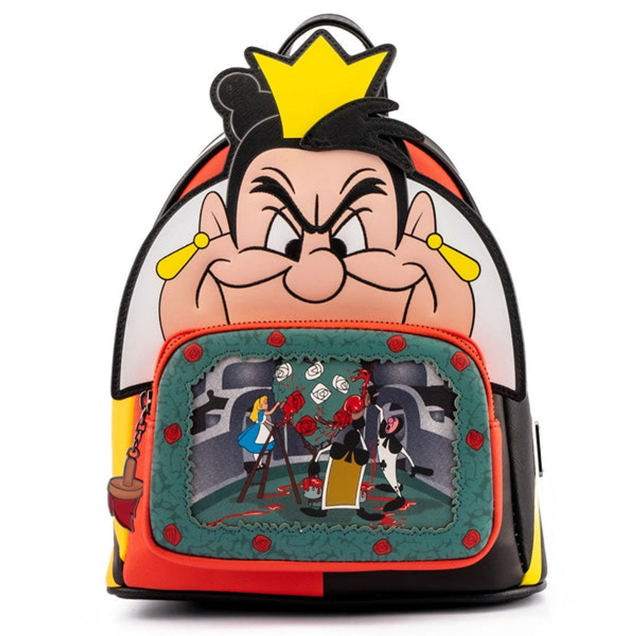 Loungefly Disney Villain Scenes Queen of Hearts Mini Backpack