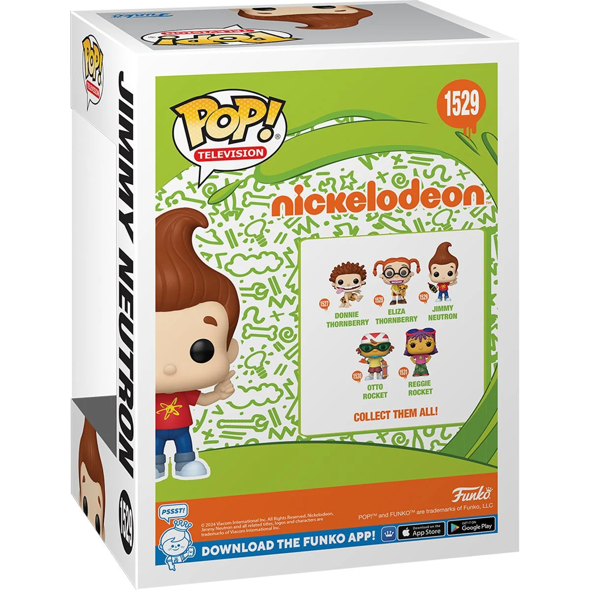 Funko Pop! Nickelodeon The Adventures of Jimmy Neutron Boy Genius Jimmy Neutron Vinyl Figure #1529