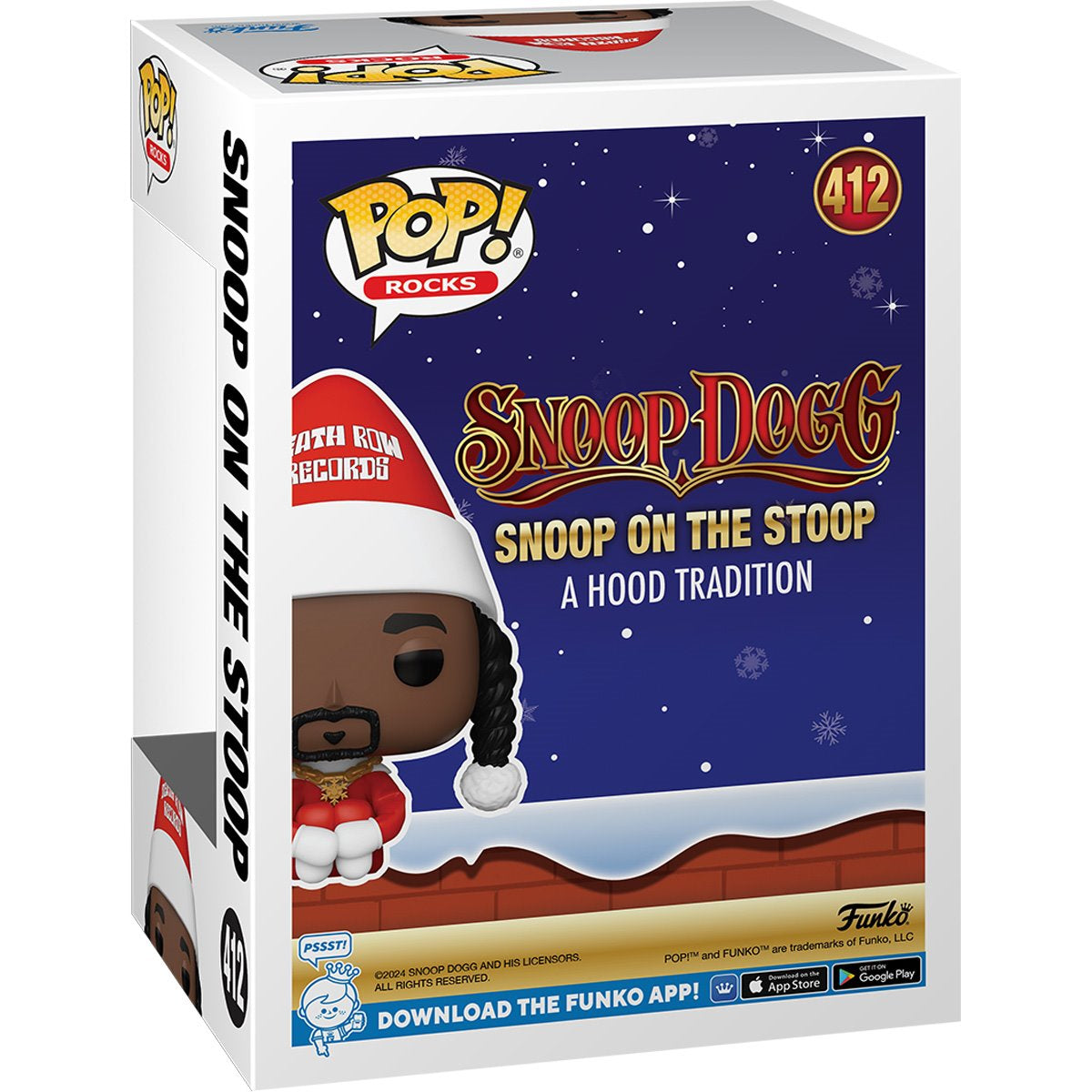 Funko Pop! Snoop Dogg Snoop on the Stoop Vinyl Figure #412 | Blue Culture Tees