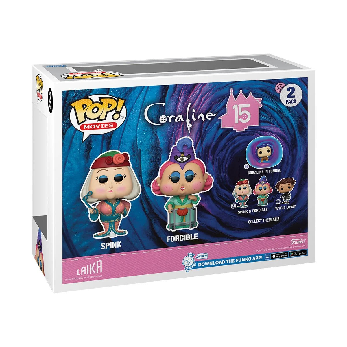 Funko Pop! Coraline 15th Anniversary Spink and Forcible Vinyl Figure 2-Pack