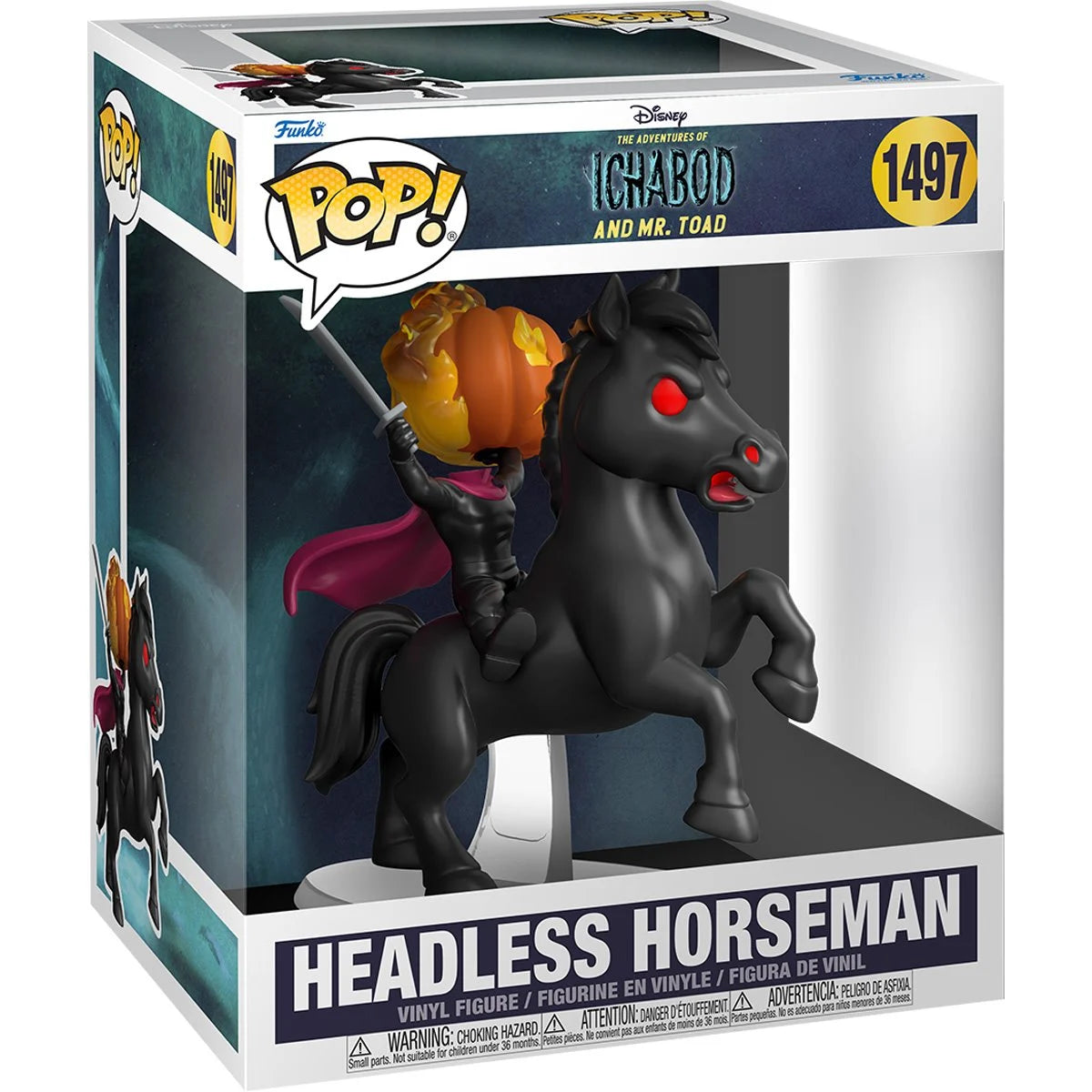 Funko Pop! The Adventures of Ichabod and Mr. Toad Headless Horseman Deluxe Vinyl Figure #1497 | Blue Culture Tees