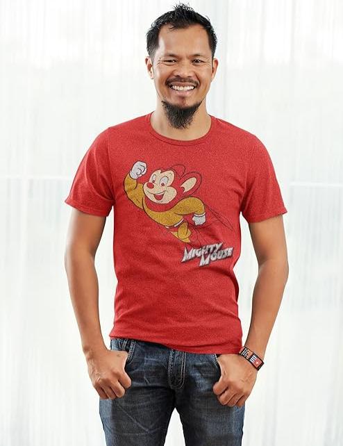 Mighty Mouse Flying 2 T-Shirt | Blue Culture Tees