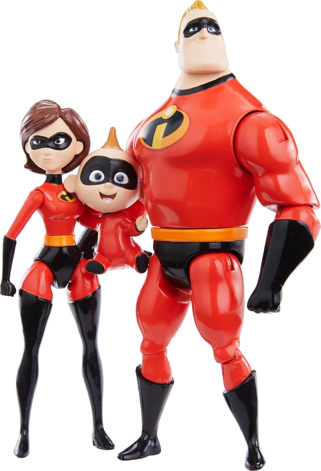 Disney Pixar The Incredibles Storytellers Mr. Incredible, Elastigirl & Jack-Jack Action Figure Set