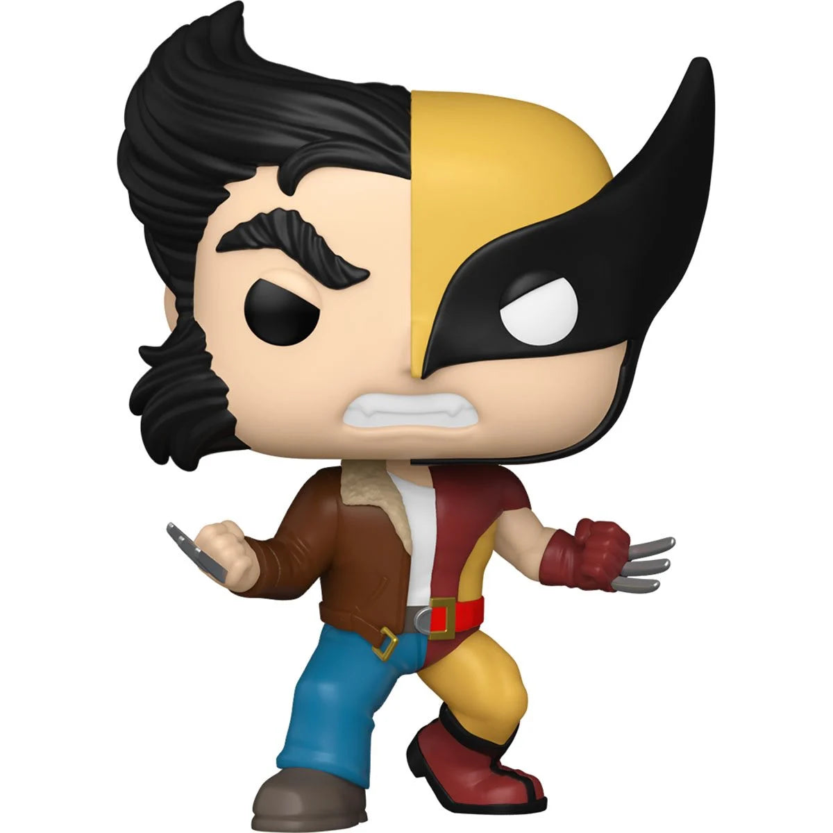 Marvel Comics Split Logan/Wolverine Funko Pop! Vinyl Figure #1433 | Blue Culture Tees