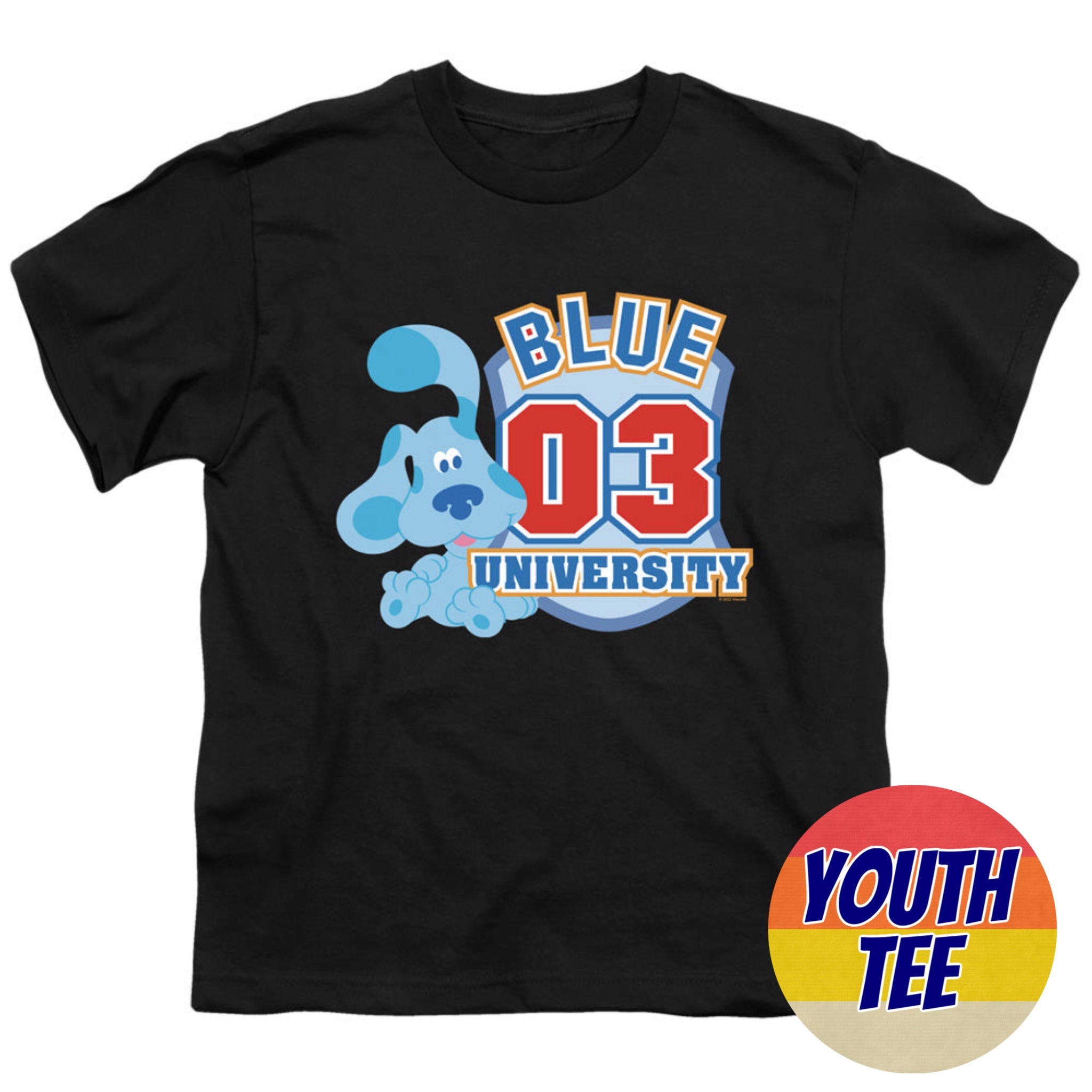 Youth Blue's Clues University T-Shirt | Blue Culture Tees