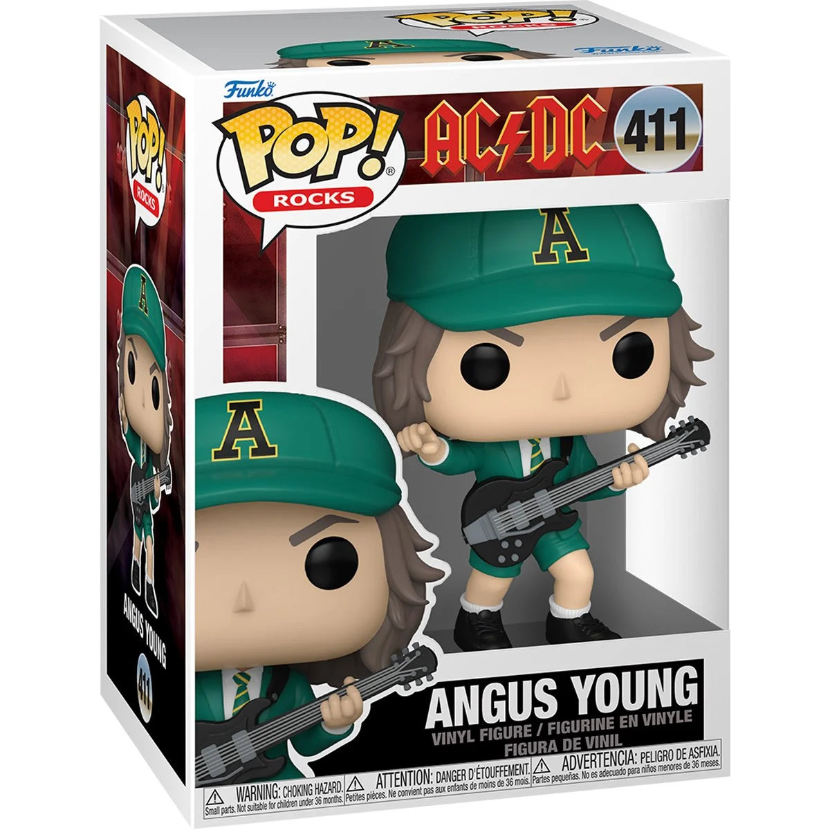 Funko Pop! AC/DC Angus Young Green Outfit Vinyl Figure #411 | Blue Culture Tees