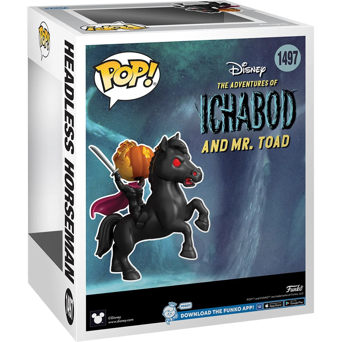 Funko Pop! The Adventures of Ichabod and Mr. Toad Headless Horseman Deluxe Vinyl Figure #1497 | Blue Culture Tees