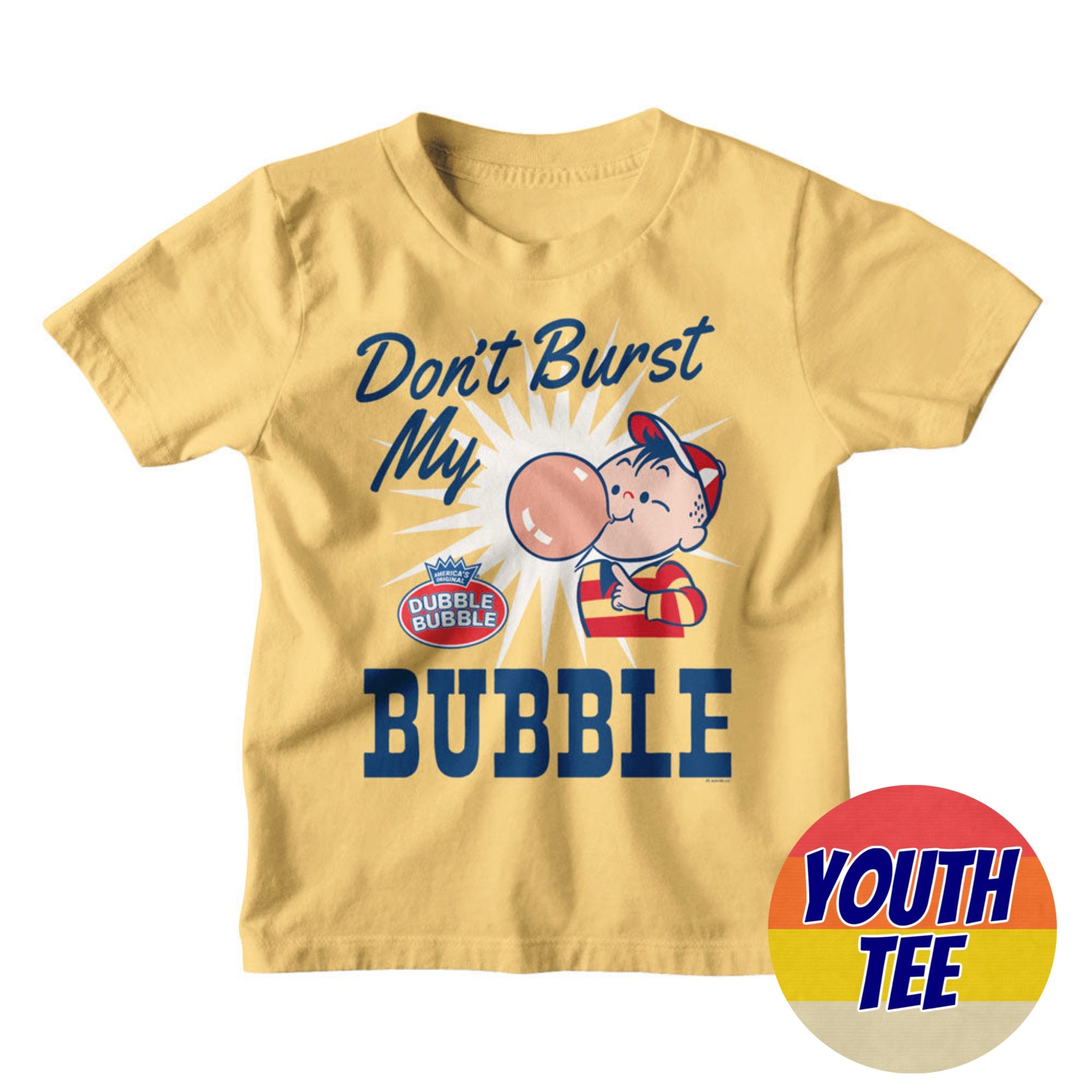 Youth Tootsie Roll Don't Burst Bubble T-Shirt | Blue Culture Tees