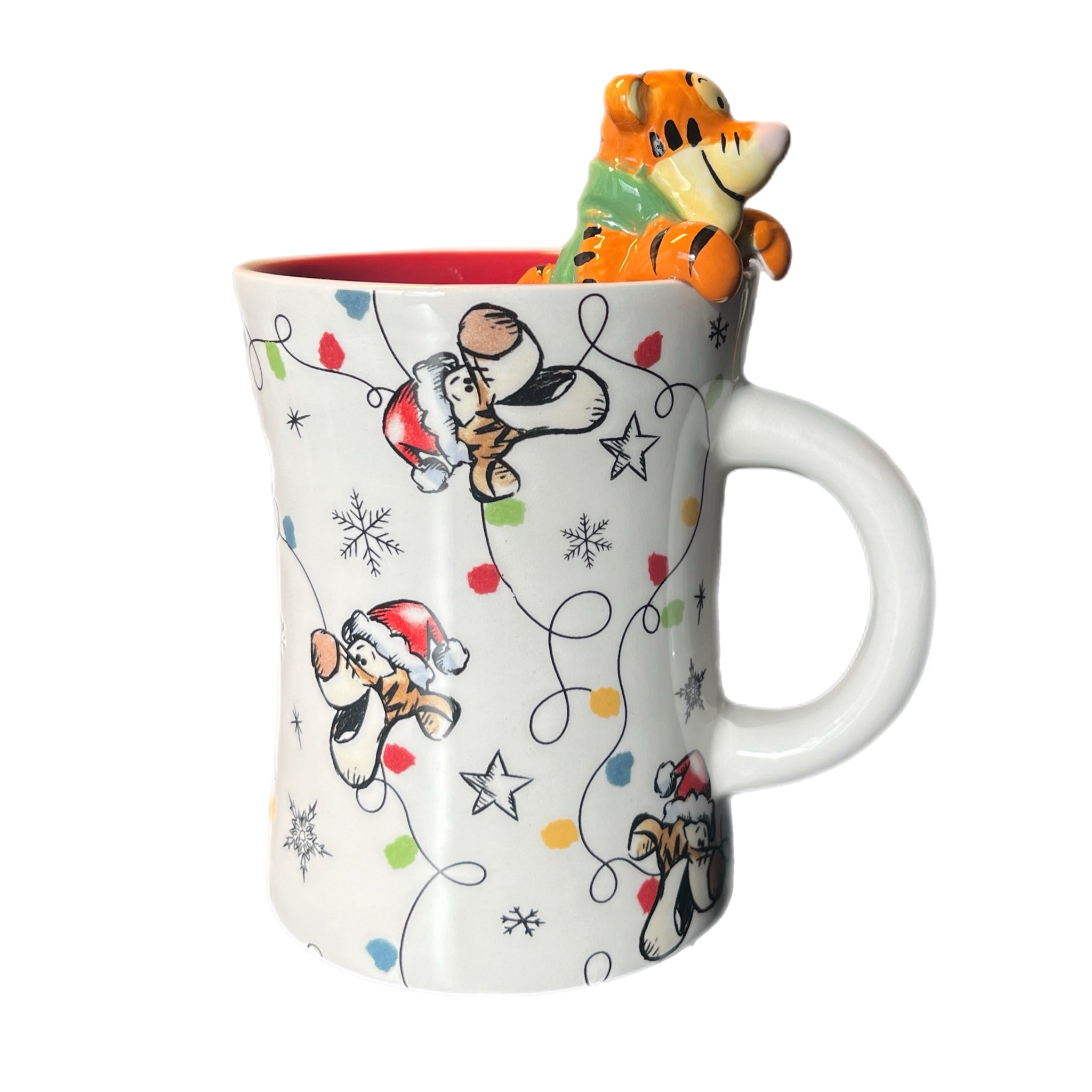 Disney Winnie the Pooh Tigger Hanging Buddy 16 Oz. Ceramic Mug | Blue Culture Tees