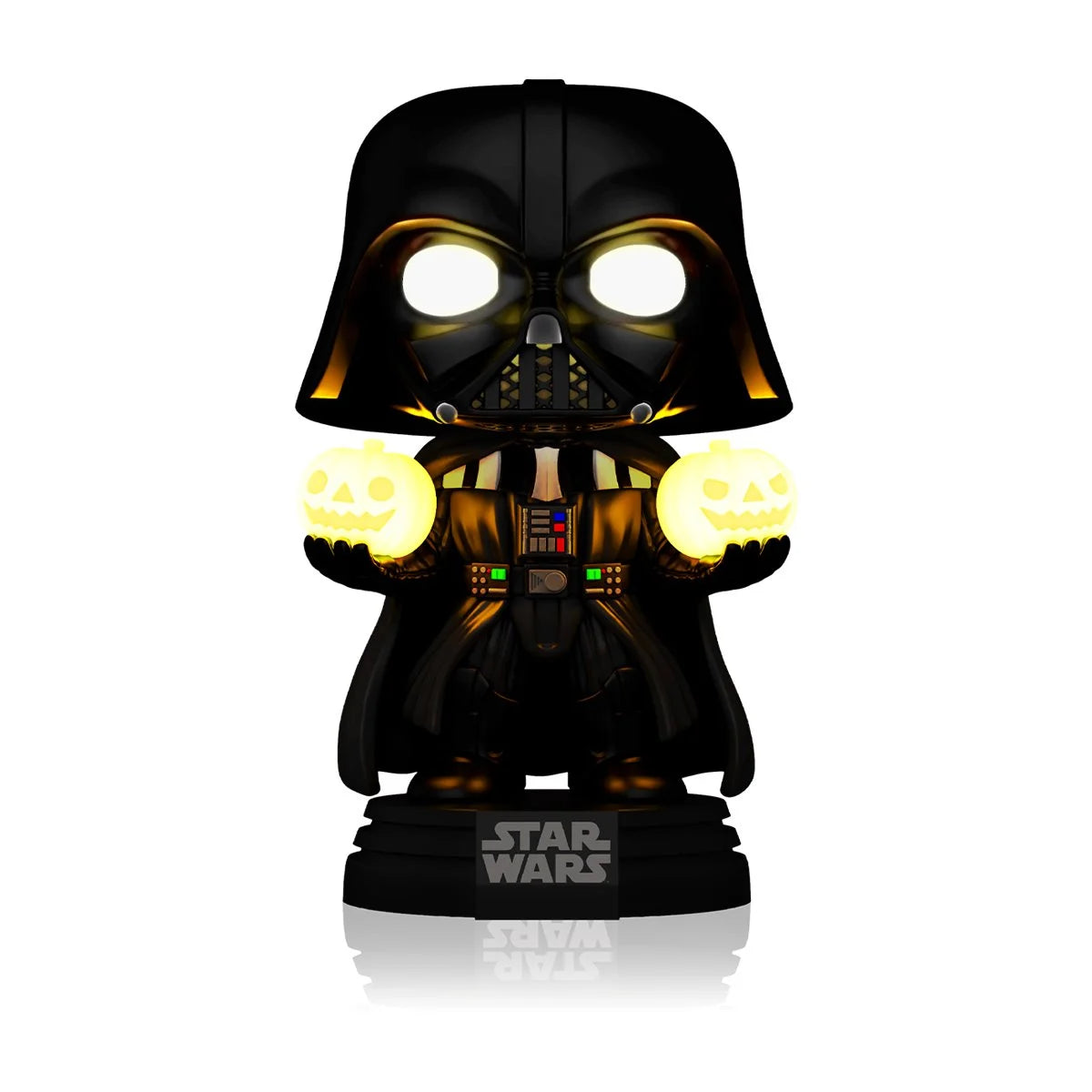 Funko Pop! Super Lights and Sounds Darth Vader Holding Jack-O-Lanterns Vinyl Figure #727 | Blue Culture Tees