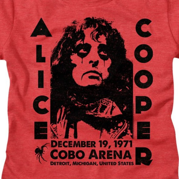 Junior's Alice Cooper Cobo Arena 1971 T-Shirt