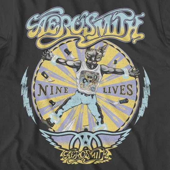 Aerosmith Nine Lives Recolor T-Shirt