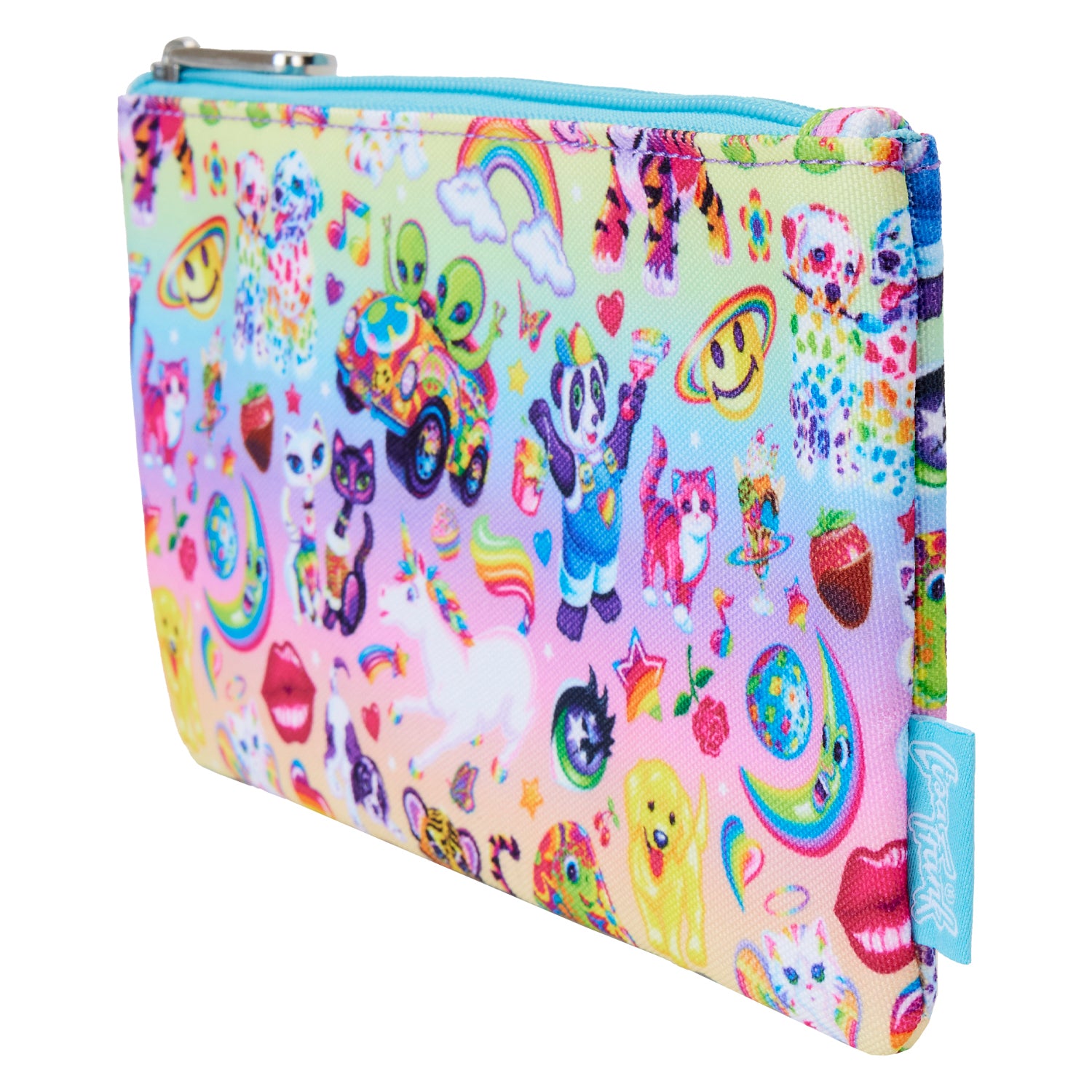 Loungefly Lisa Frank Characters AOP Pouch