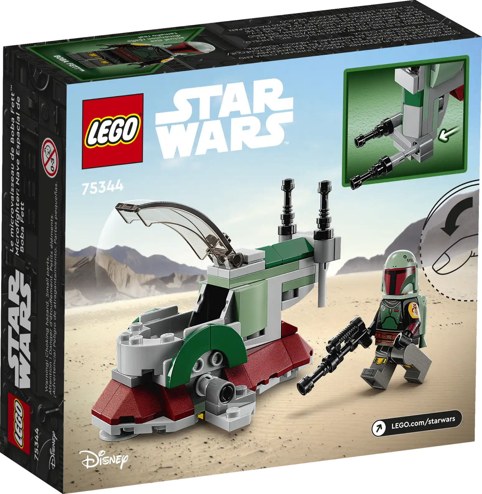 LEGO 75344 Star Wars Boba Fett's Starship™ Microfighter