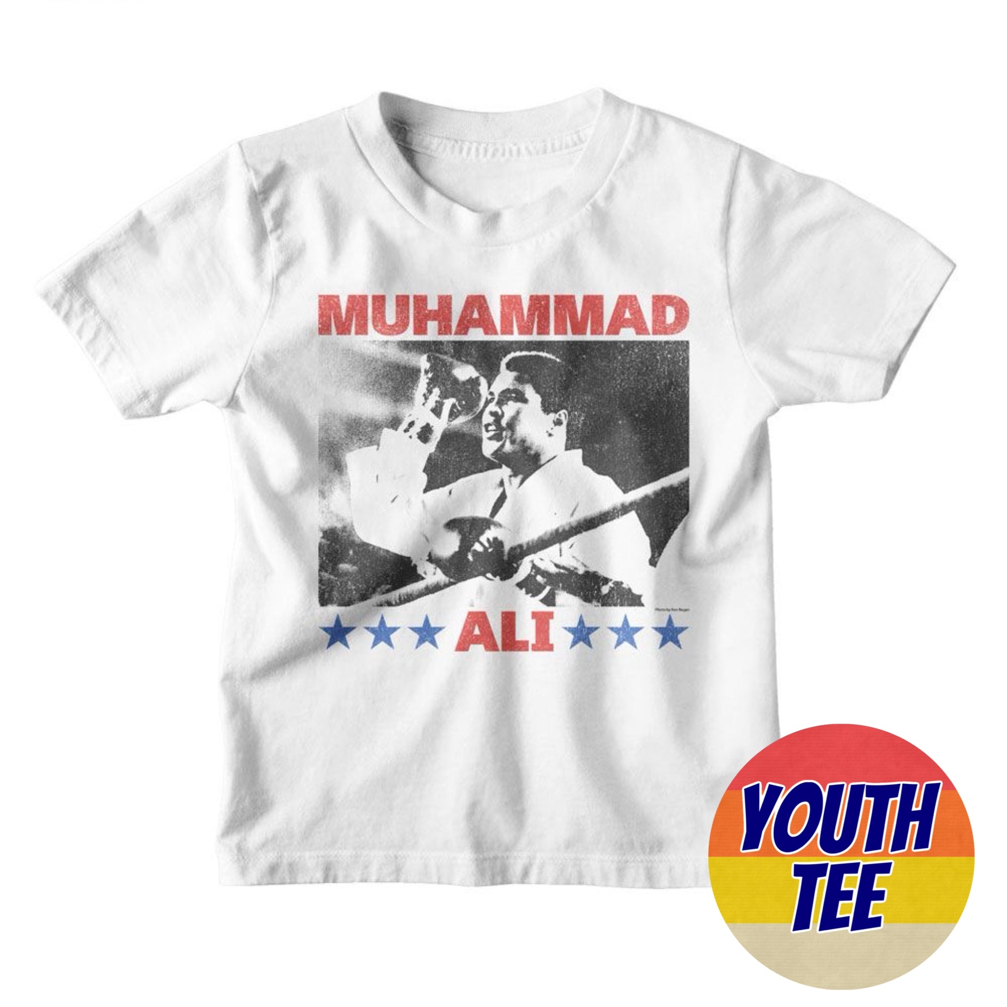 Youth Muhammad Ali Raising Fist T-Shirt