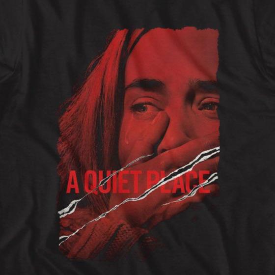 A Quiet Place Poster T-Shirt | Blue Culture Tees