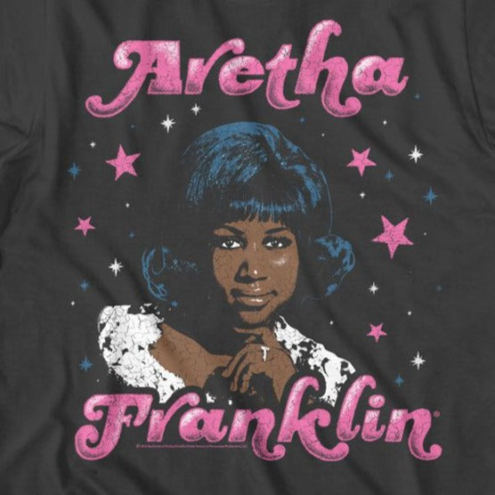 Aretha Franklin Stars T-Shirt