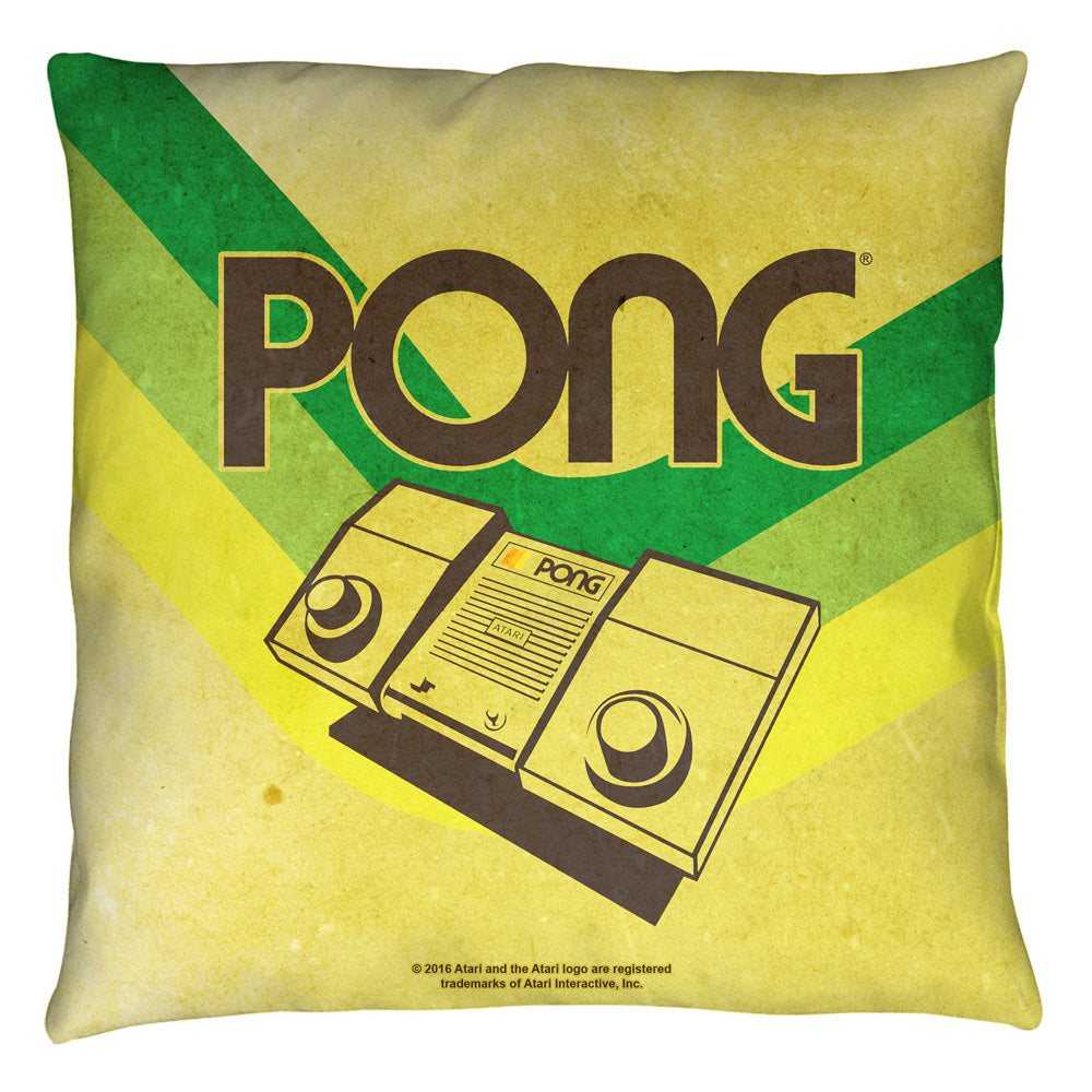 Atari Pong Lines Throw Pillow | Blue Culture Tees