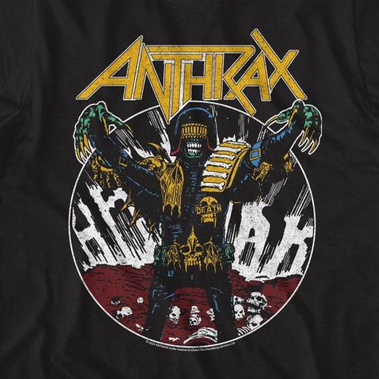 Anthrax Judge Death Vint T-Shirt | Blue Culture Tees