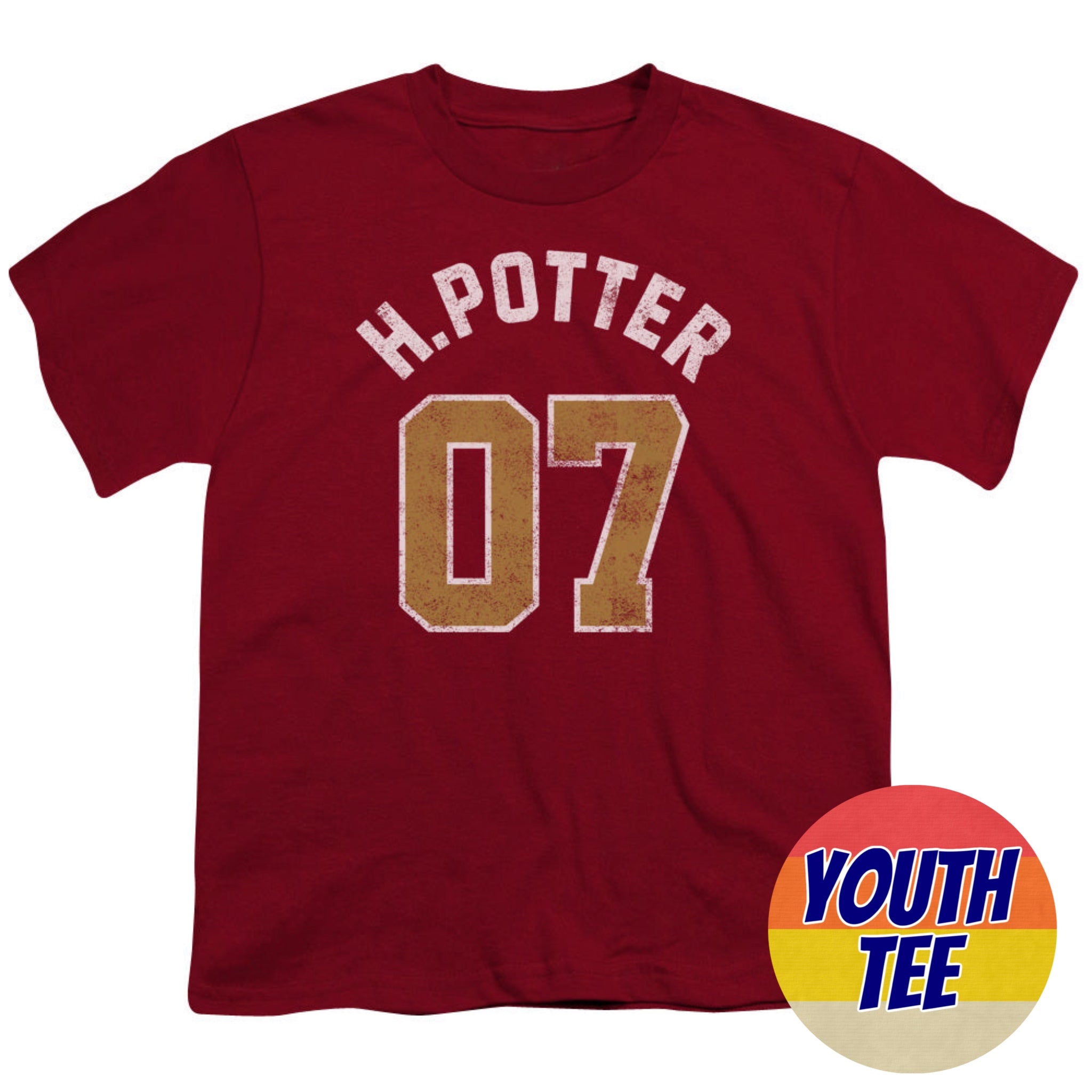 Youth Harry Potter 07 Potter Jersey T-Shirt | Blue Culture Tees