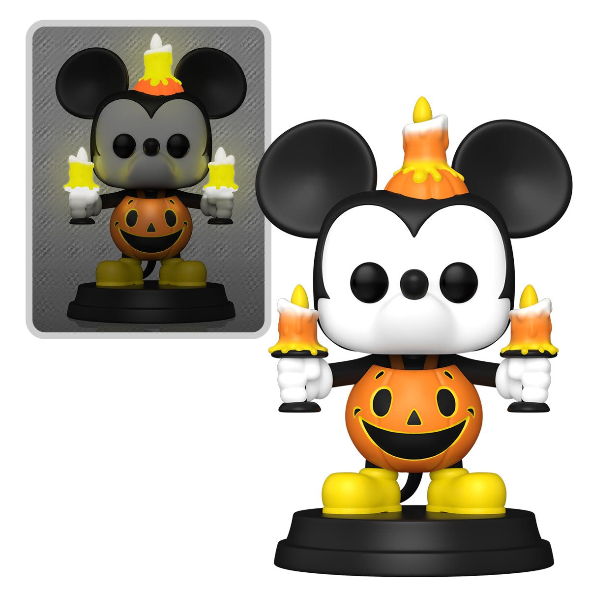 Funko Pop! Super Lights and Sounds Mickey Mouse in Pumpkin Costume Vinyl Figure #1493 | Blue Culture Tees