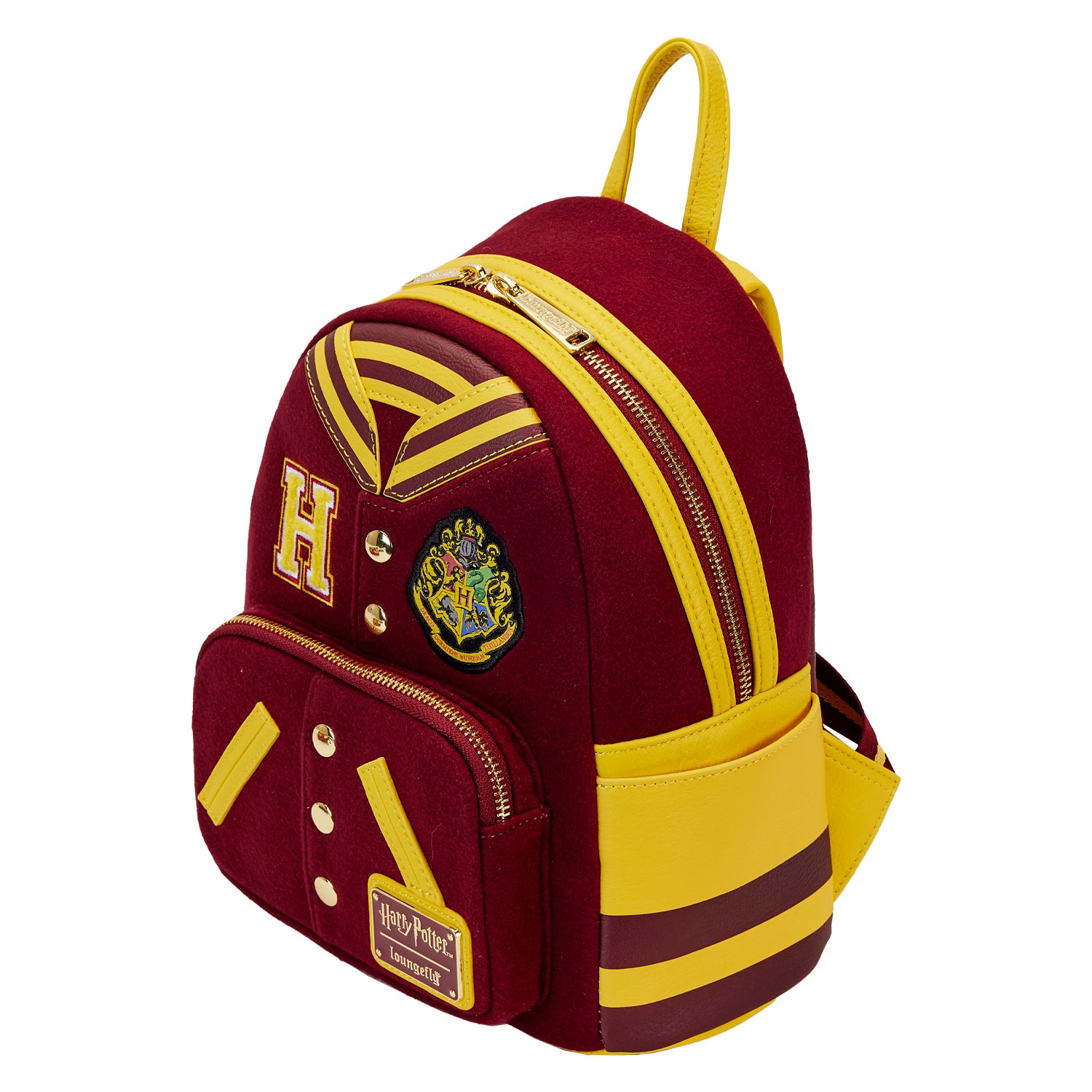 Loungefly WB Harry Potter Gryffindor Varsity Mini Backpack