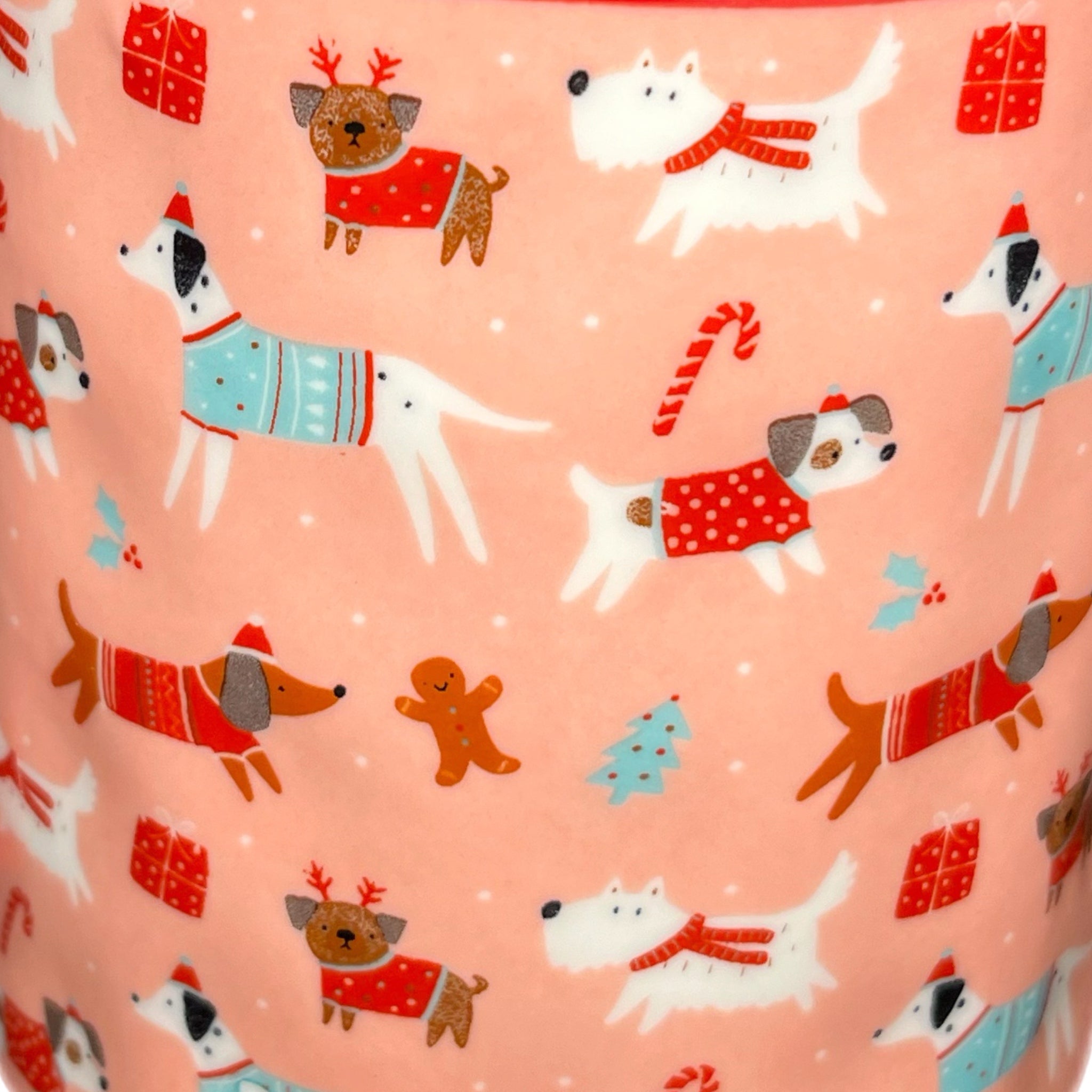 10 Strawberry Street Winter Christmas Dogs AOP 16oz Ceramic Mug | Blue Culture Tees