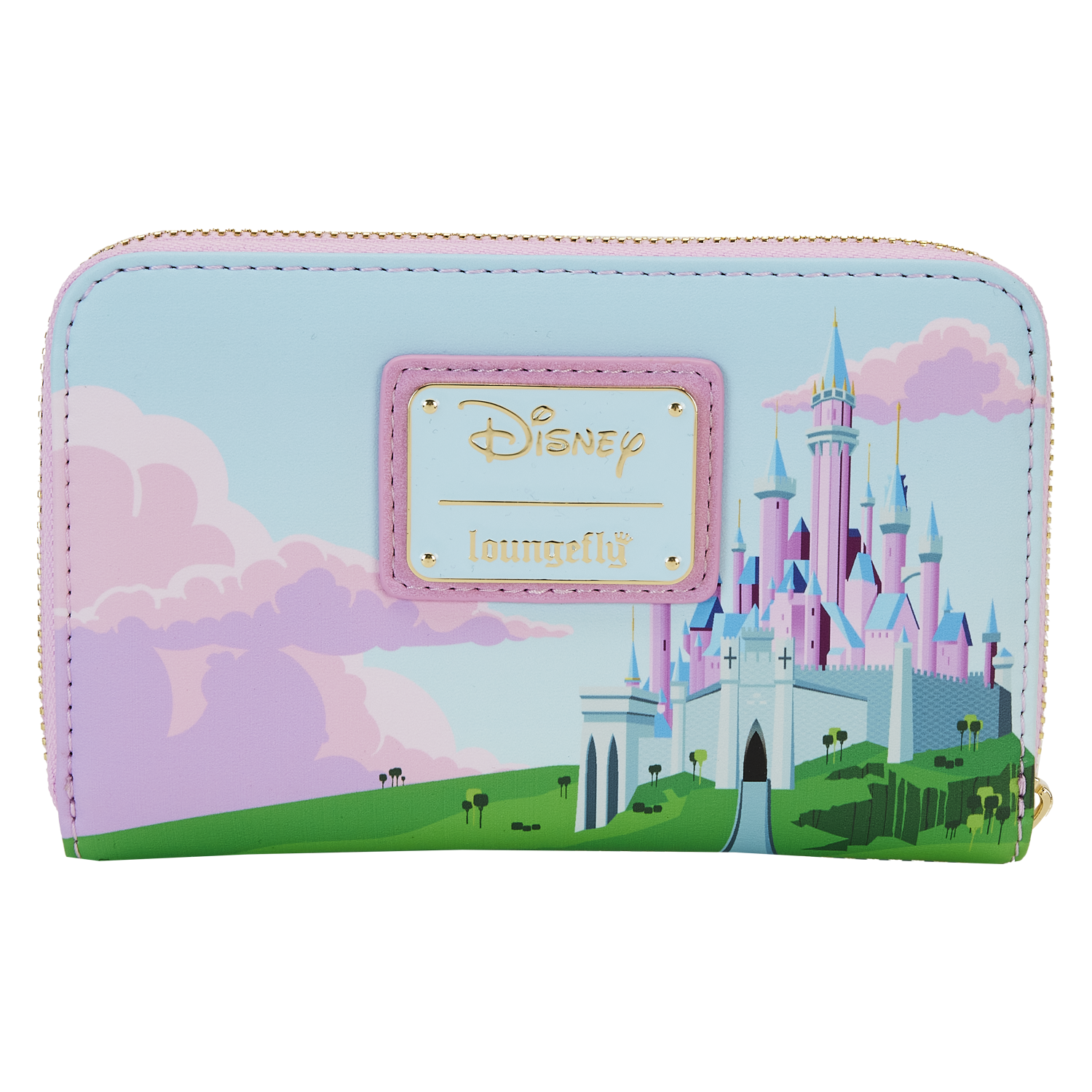 Loungefly Disney Sleeping Beauty Stained Glass Castle Zip Wallet
