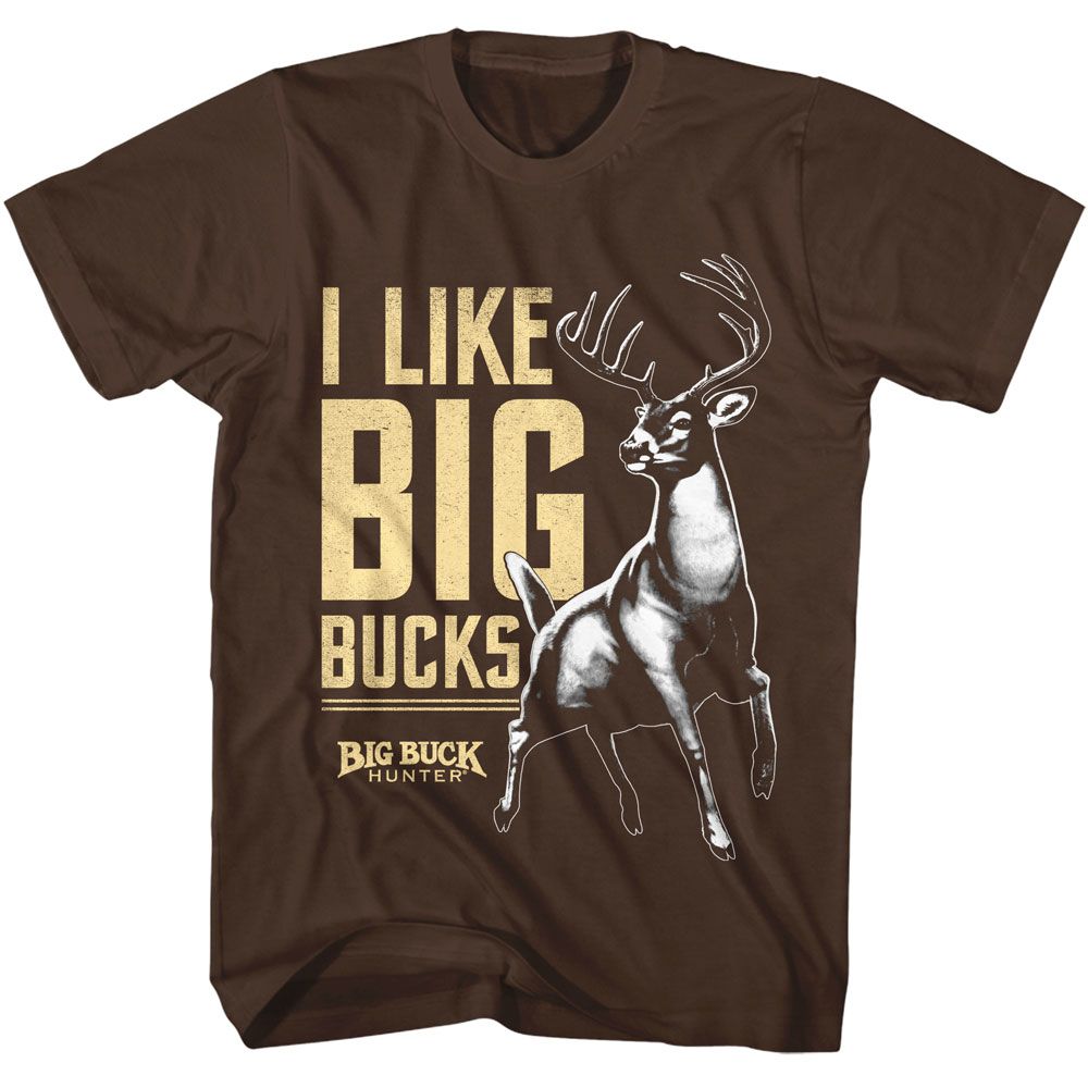 Big Buck Hunter I Like Big Bucks T-Shirt | Blue Culture Tees