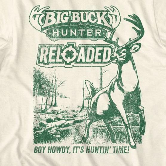 Big Buck Hunter Reloaded Monochrome T-Shirt | Blue Culture Tees