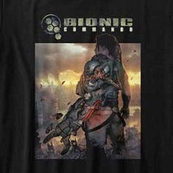 Junior's Bionic Commando The World Burn T-Shirt