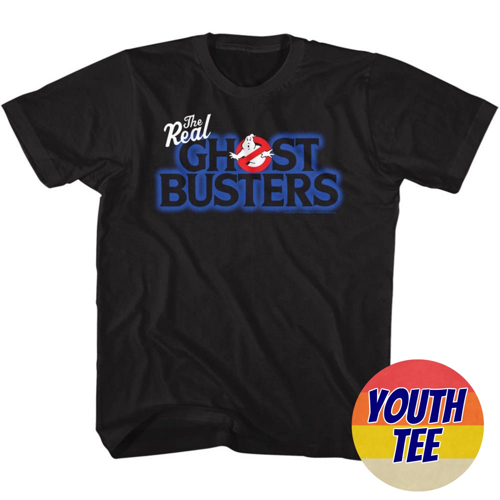 Youth The Real Ghostbusters Real Logo T-Shirt