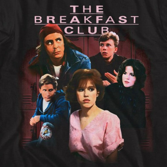 Breakfast Club Group Locker Photo T-Shirt