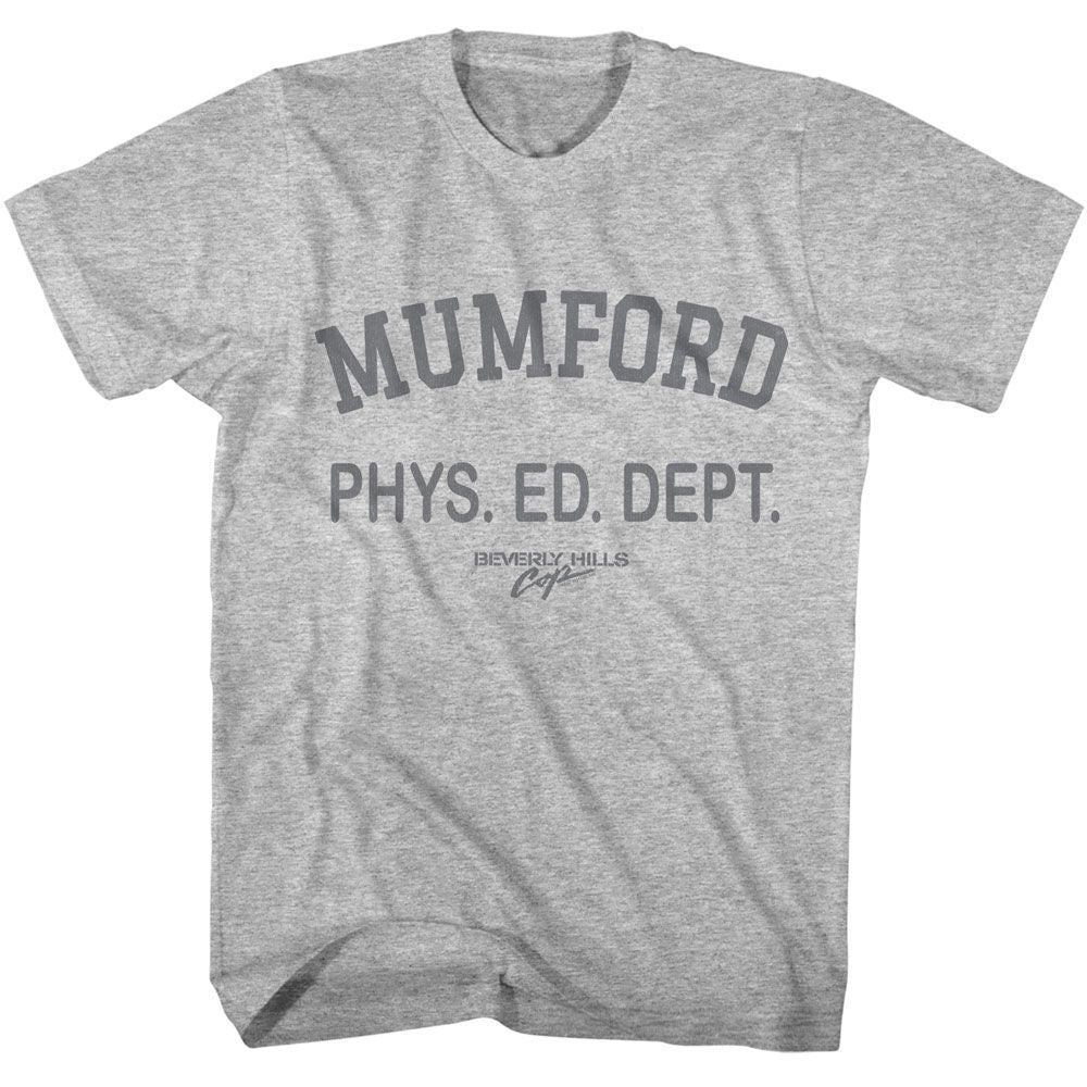 Beverly Hills Cop Mumford Phys Ed Dept T-Shirt | Blue Culture Tees