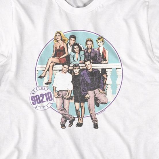 Beverly Hills 90210 Balcony Group T-Shirt | Blue Culture Tees