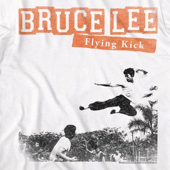 Bruce Lee Flying Kick T-Shirt