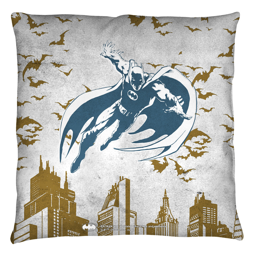 Batman City Vibe Throw Pillow | Blue Culture Tees