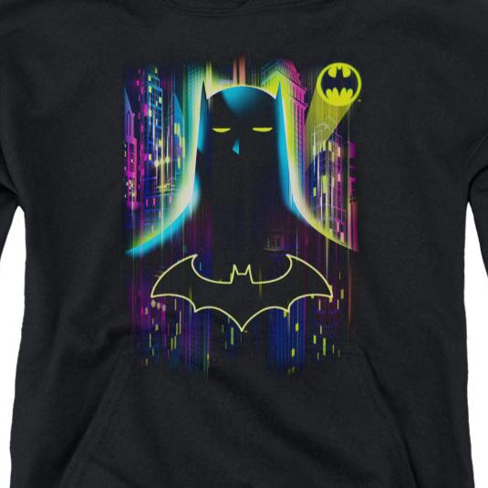 Youth Batman Knight Lights Pullover Hoodie | Blue Culture Tees