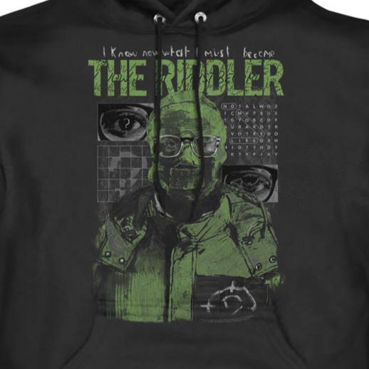 The Riddler Illustration Pullover Hoodie | Blue Culture Tees