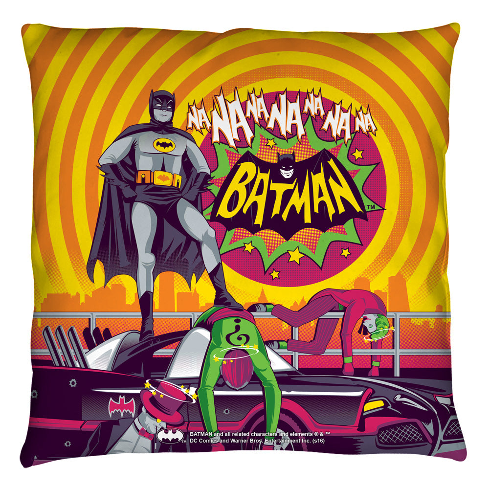 Batman Wins Again Throw Pillow | Blue Culture Tees