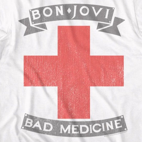 Bon Jovi Bad Medicine Cross T-Shirt