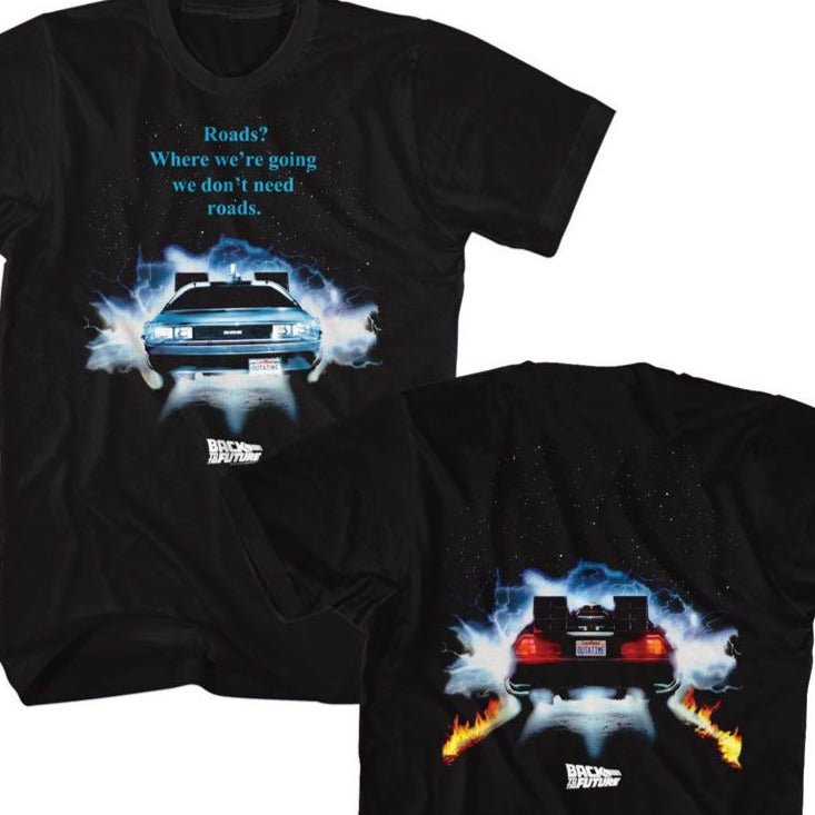 Back To The Future BTTF Driving Through T-Shirt
